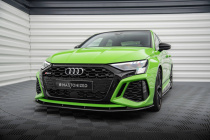 Audi RS3 Sedan / Sportback 8Y 2020+ Kolfiber Frontläpp / Frontsplitter Maxton Design